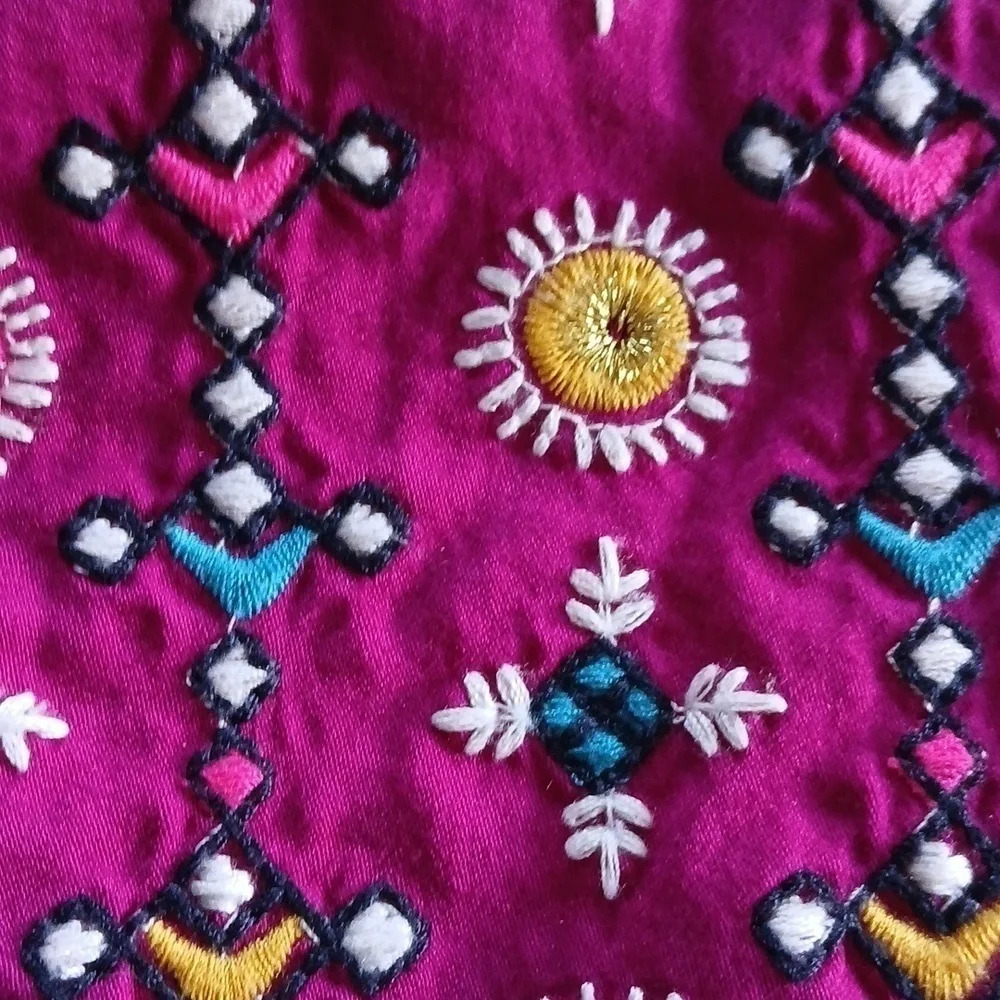 OshKosh B’Gosh Dress Bell Sleeves Embellished Youth Girl's Festival